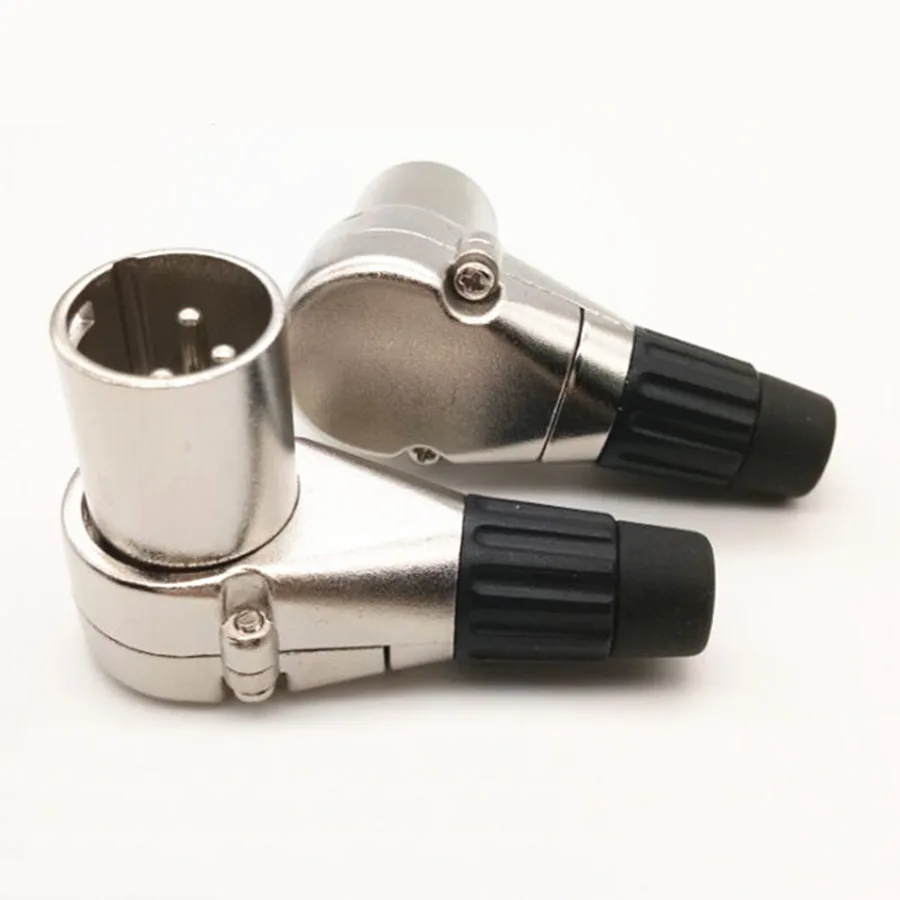 EClyxun 1 шт. 3Pin XLR штекер гнездовой разъем Прямоугольный 3-контактный микрофон