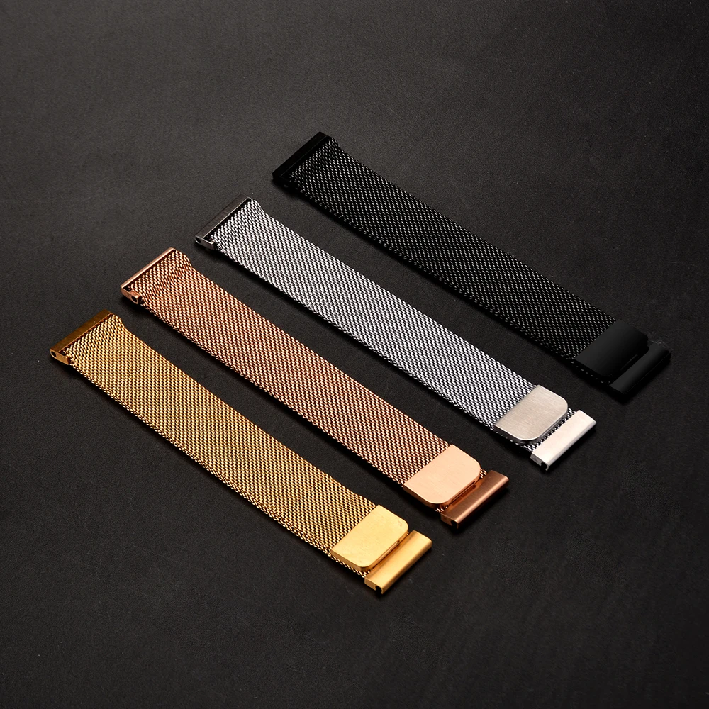 Milans Strap For Xiaomi Huami Amazfit Bip BIT Lite Youth Smart Watch Metal Replaceable Band 20MM Stainless | Электроника