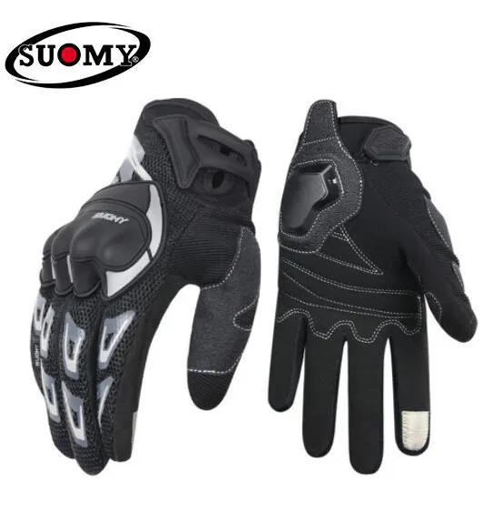 SUOMY мотоциклетные перчатки с сенсорным экраном Guantes Moto rbike rcycle Racing перчатки для езды на мотоцикле полный палец