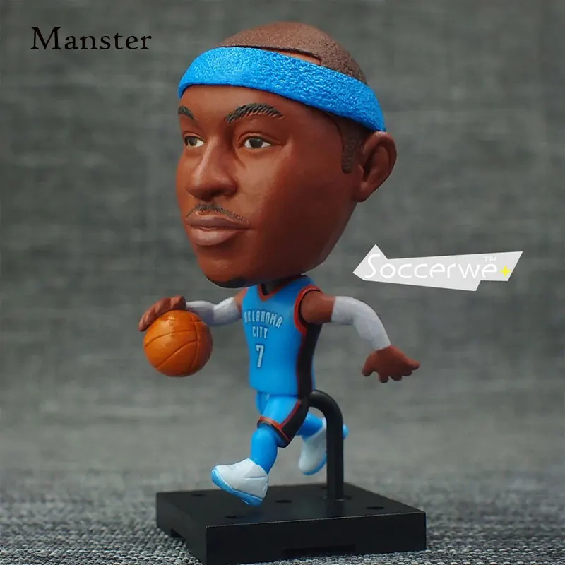 AT Баскетбольная модель, игрушки, Soccerwe, супер звезда, игрок, прекрасная фигурка, детская спортивная кукла, Коби, Джеймс, карри, Харден, Дюрант, Уэйд - Цвет: AT