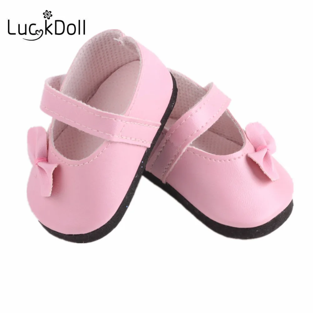 LUCKDOLL симпатичная обувь с принцессой подходит 18 дюймов Американский 43 см BabyDoll