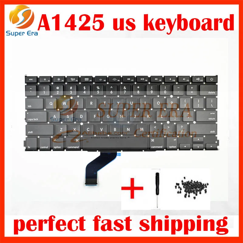 10 шт./лот для Macbook Pro Retina 13 &quotA1425 MD212 MD213 ME662 американская Америка клавиатура без