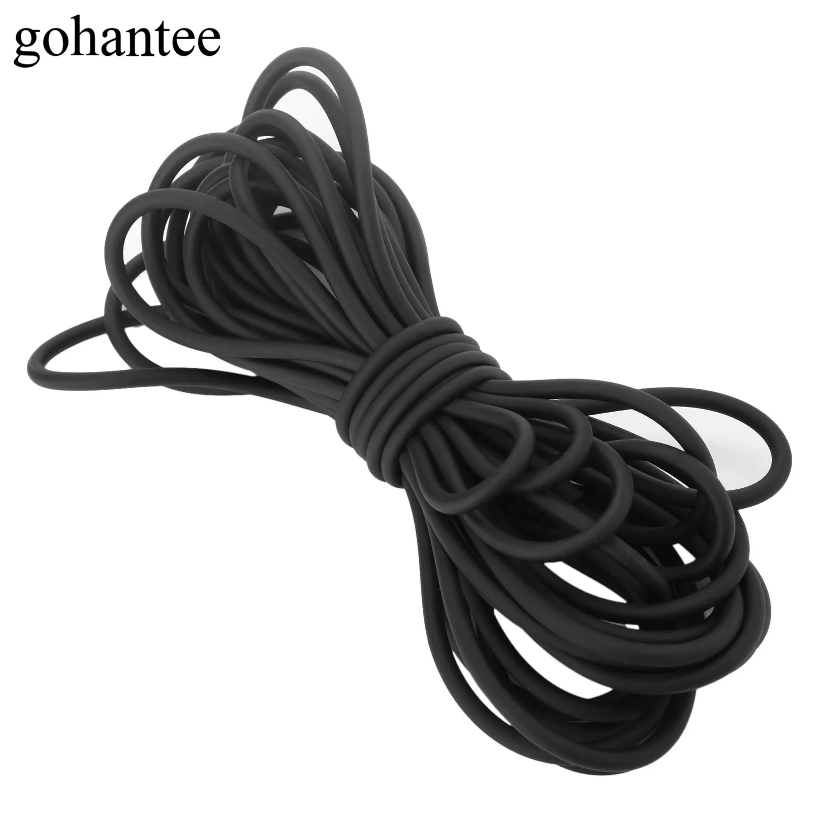 

Резиновая трубка gohantee из натурального латекса, 10 м, Эластичный банджи для охоты, Рогатка, катапульта, 2 мм x 5 мм, 2050 резиновые Ленточные трубки