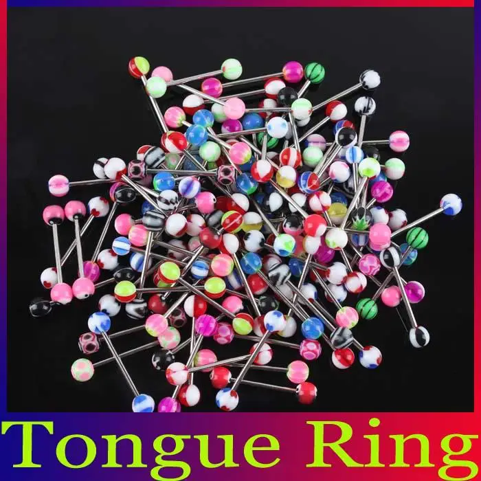 10 шт./лот оптом Средства ухода за кожей пирсинг брови ювелирные язык живота Бар