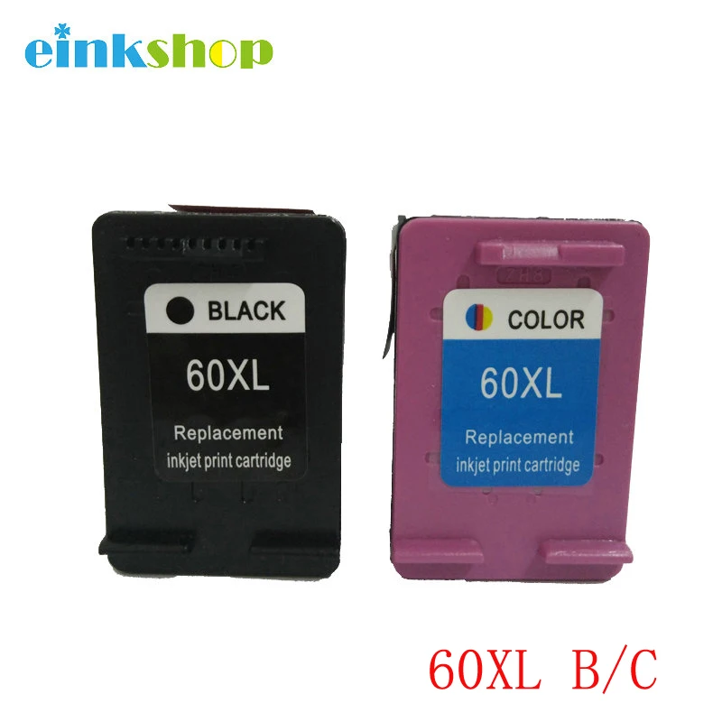 Совместимый чернильный картридж einkshop для hp 60 XL HP Deskjet D2530 D2560 F4280 PhotoSmart C4600 C4650 C4680