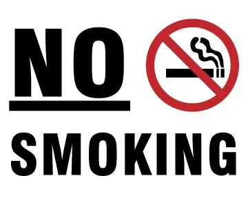 NO SMOKING,5x4 inch,Self adhesive label sticker,product code PL11, free shipping