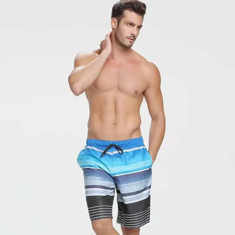 

SBART Men's Summer Beach Pants Speed-Dry Pants Floral Shorts Plus-Size Beach Pants Casual Hipster Pants Swimming Surfing