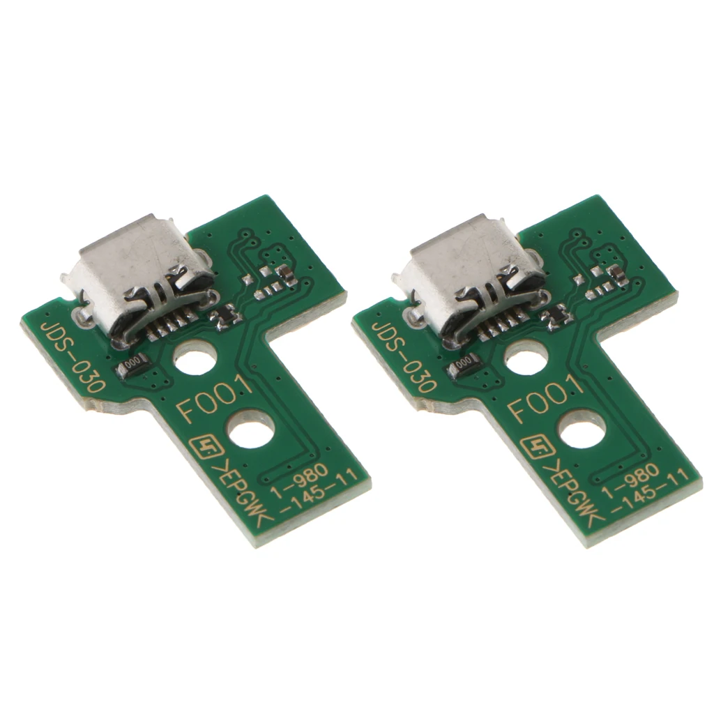 2 шт. 12 контактный разъем для USB порта зарядки беспроводного контроллера SONY PS4