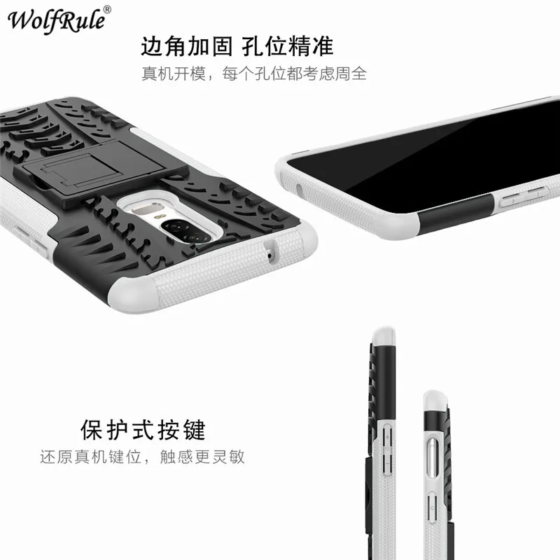 Чехол WolfRule для Oneplus 6 защитный чехол бампер из ТПУ и поликарбоната телефона One Plus 28