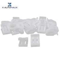 X AUTOHAUX пластиковая автомобильная отделка приборной панели пластиковые крепления белые автомобильные зажимы заклепки крепеж аксессуары
