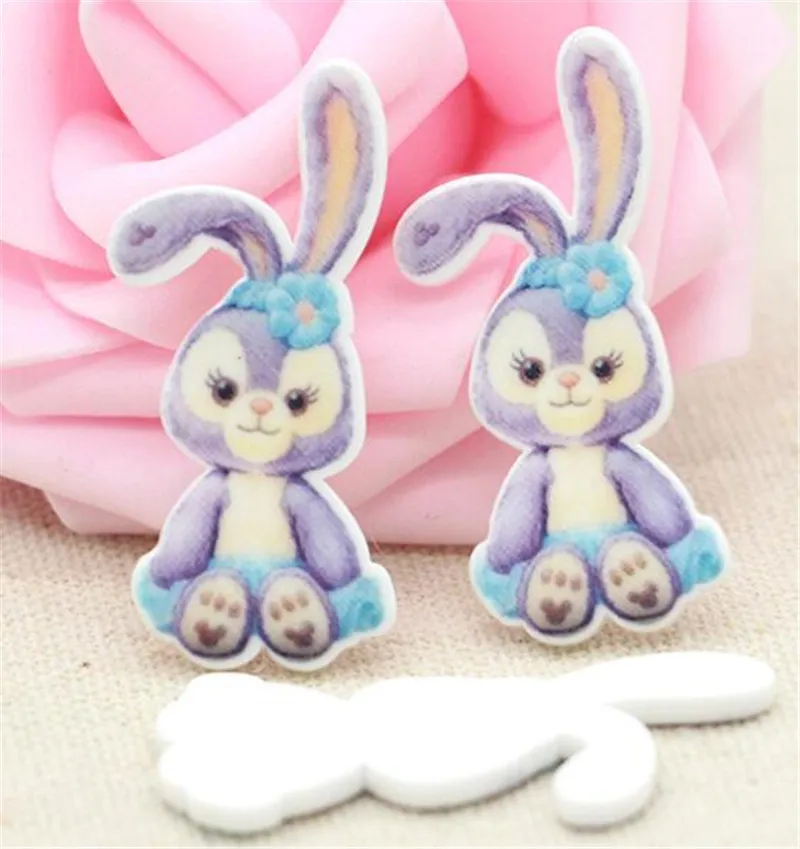 10 шт./лот кабошоны из мультфильма Кабошоны с плоским основанием|Статуэтки и