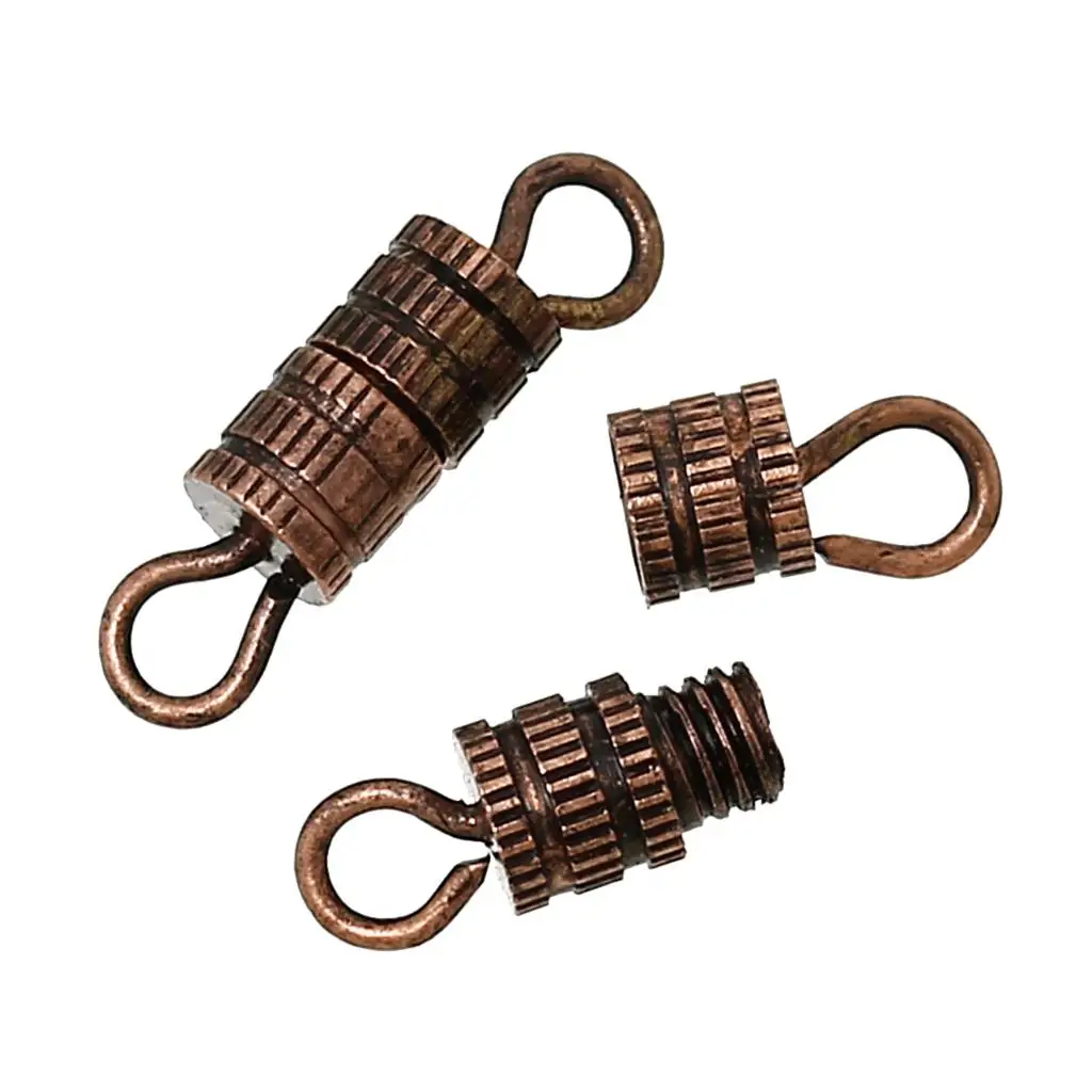 DoreenBeads Медь Разъемы Выводы цилиндра античный 14 мм (4/8 &quot) x 4 (1/8 5 шт. Новинка