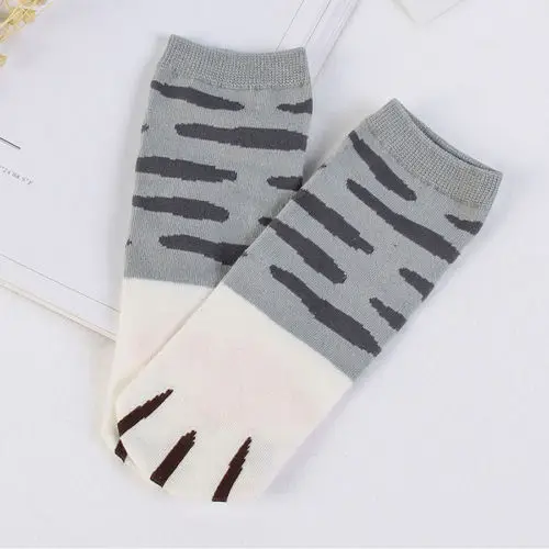 Gray stripe Новинка года; модные яркие цвета для маленьких мальчиков и девочек; повседневные милые мягкие теплые хлопковые дышащие эластичные теплые Мультяшные короткие носки - Цвет: Gray stripe