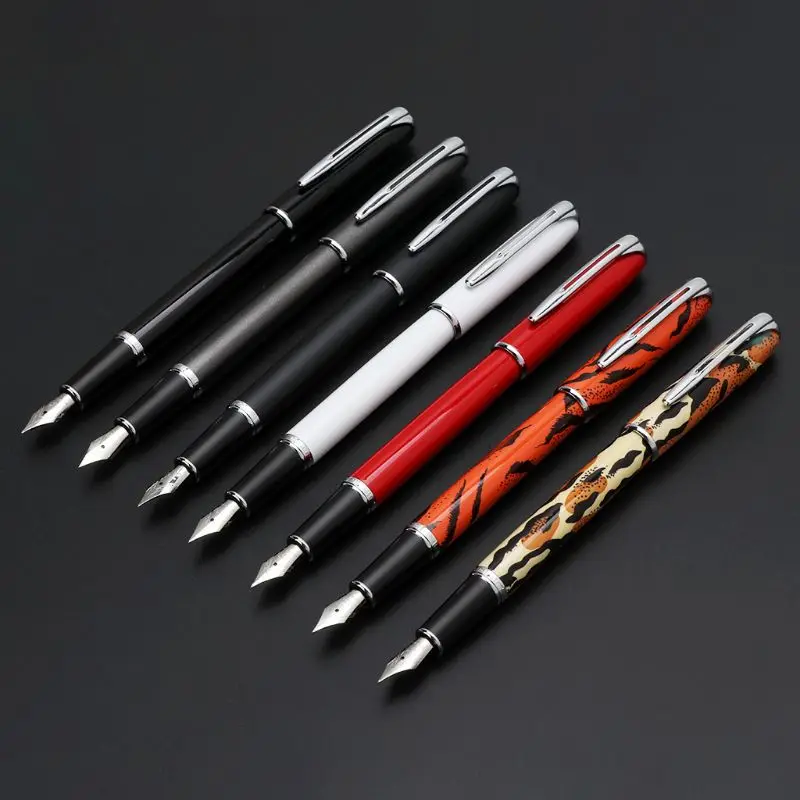 Jinhao 996 роскошная мужская авторучка бизнес-Студенческая 0,5 мм дополнительный тонкий наконечник каллиграфия школьные офисные принадлежности пишущий инструмент