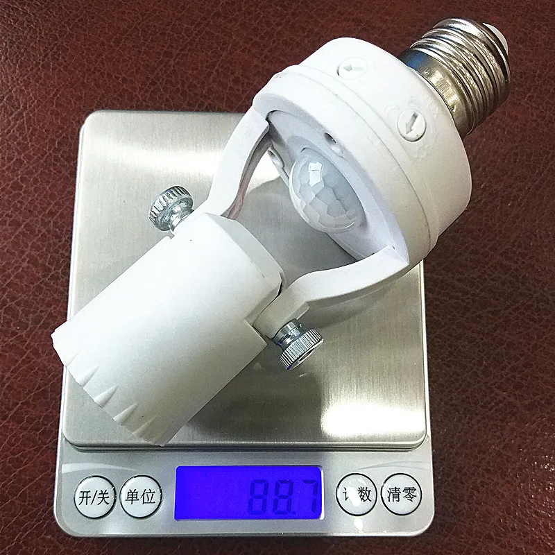 DIY PIR Induction Infrared Motion Sensor lamp Base Holder 110V - 240V E27 E14 B22 LED Night Light Socket Switch | Освещение