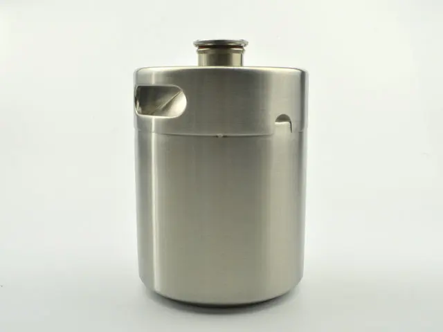 Мини кулер для пива 2 литра нержавеющая емкость вина 64 унции неломкий кег