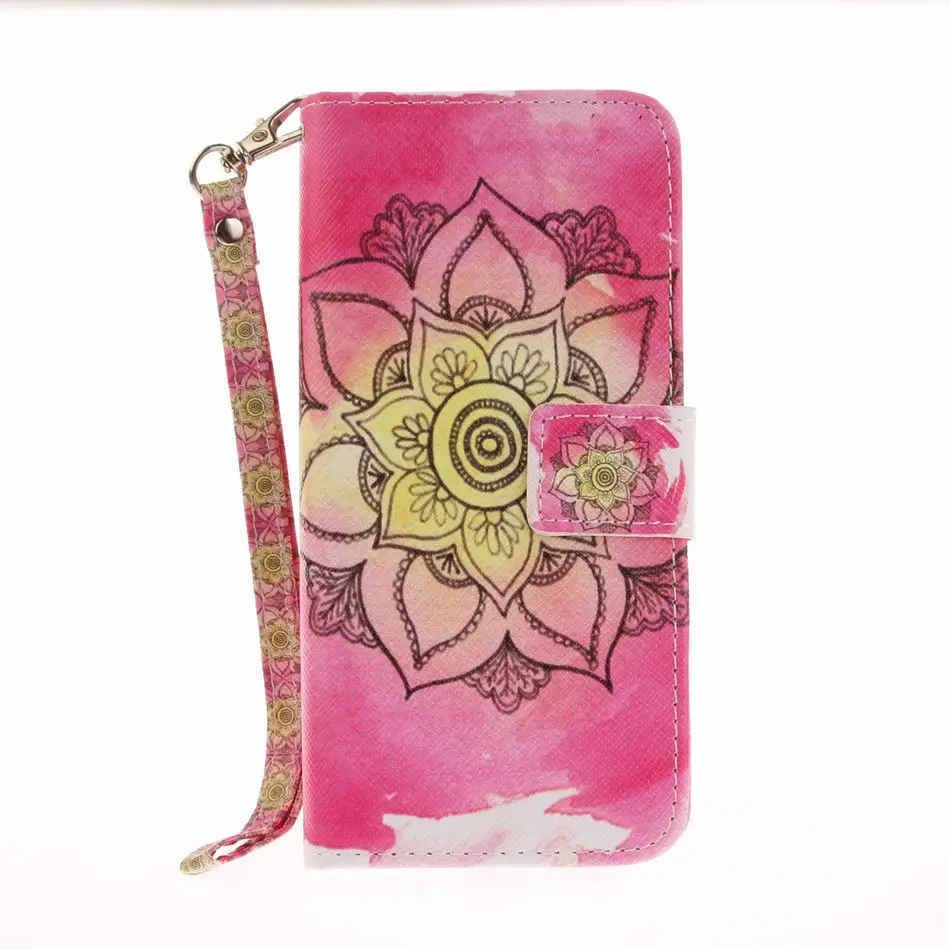 Pink Big Flower DEEVOLPO из искусственной кожи с рисунками животных Чехлы для samsung S8 S8Plus S6Edge S7Edge G360 G530 J120 A320 A520 карманом для карт Чехлы для телефона D26F - Цвет: Pink Big Flower
