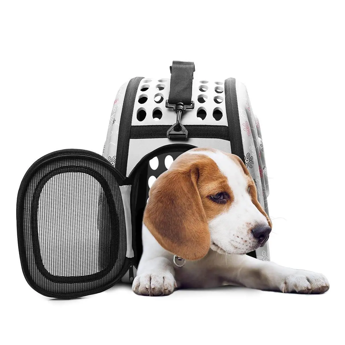 Foldable Premium EVA Pet Carrier Puppy Dog Cat Outdoor Travel Shoulder Bag for Small Dog Pets Soft Dog Kennel Pet Carrier Bag