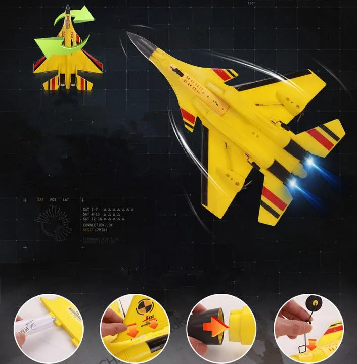 Плеер 63 см большой rc fighter FX-861 4 CH фиксированное крыло rc-планер Электрический пенопласт трюк RC самолет планеры игрушечные самолеты до 500 м