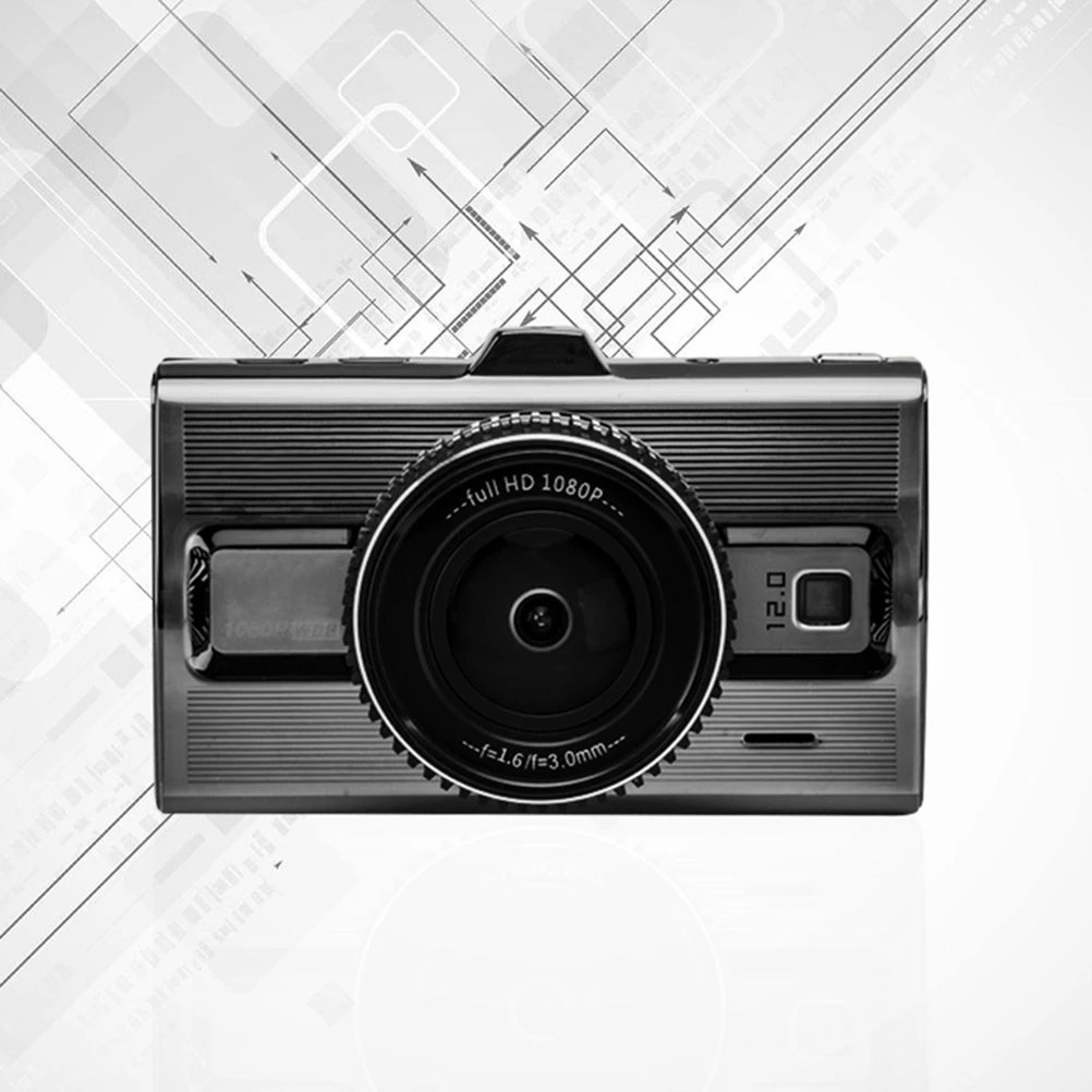 Двойная камера 1080 P Dash Cam Dashboard 170 широкоугольная циклическая запись g-сенсор