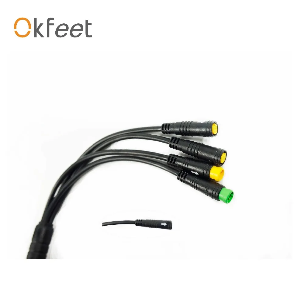 Okfeet Bafang Средний двигатель Средний привод 1to4 основной кабель EB-BUS кабель BBS01 BSS02B BBSHD