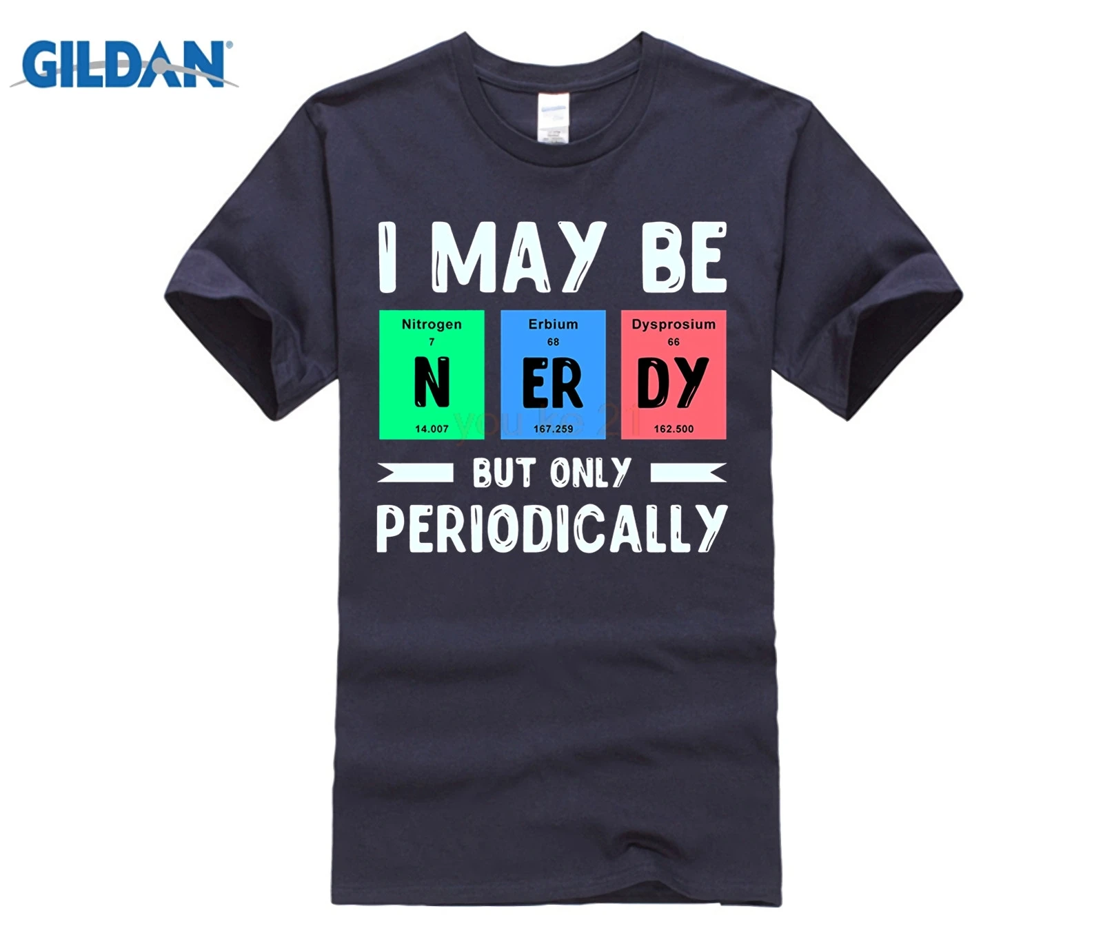 Футболка GILDAN Nerdy Periodic Table Of Elements | Мужская одежда