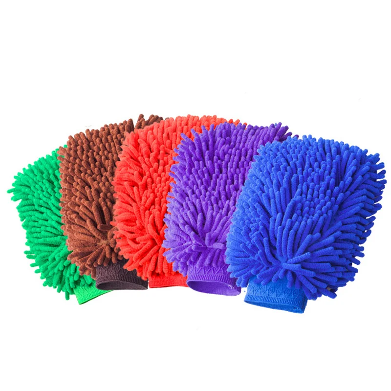 Мягкие впитывающие высокоплотные перчатки для мытья автомобиля Land Rover Range