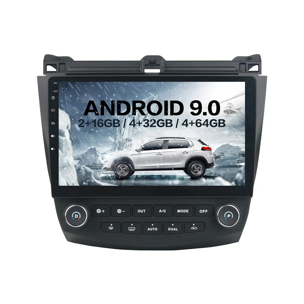 Android 9 4G + 64G автомобильный радиоприемник с навигацией GPS для Honda Accord7 2003 2007