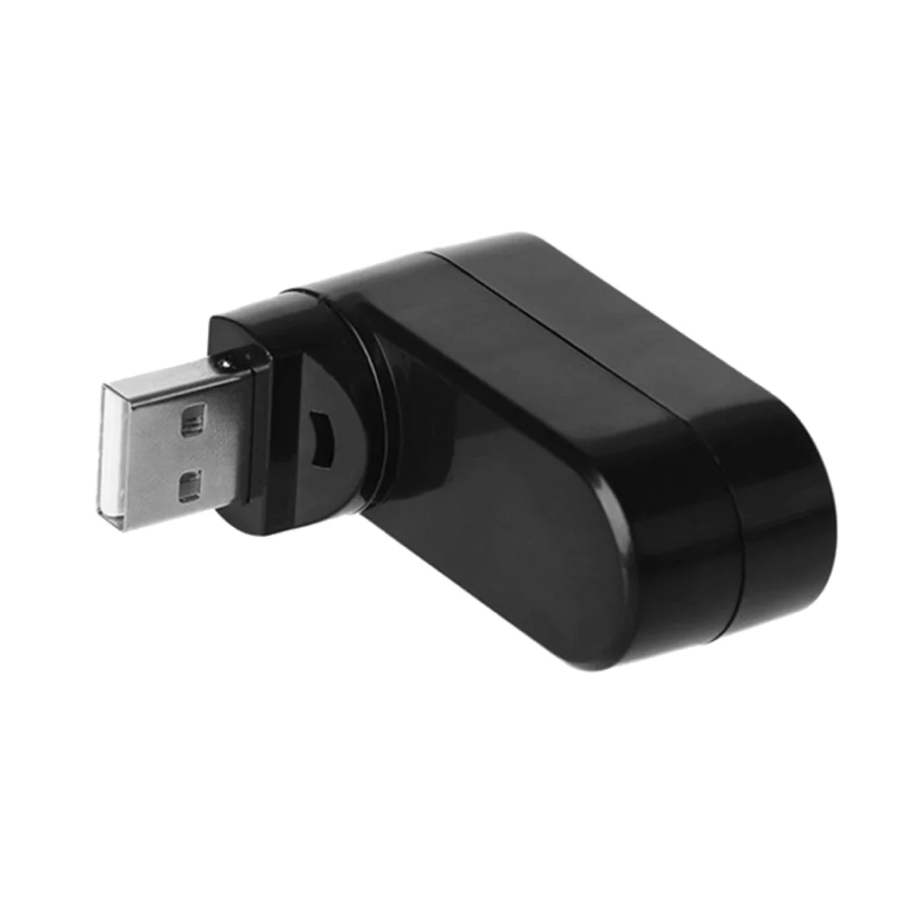 Вращающийся высокоскоростной usb-хаб с 3 портами 2,0 USB разветвитель адаптер для ноутбуков/планшетных ПК периферийных устройств