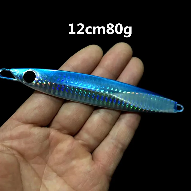 80g O 1 шт./лот 12cm80gknife Металлическая Ложка высокого качества VIB искусственная приманка лодка рыболовные приманки свинцовая приманка - Цвет: 80g O