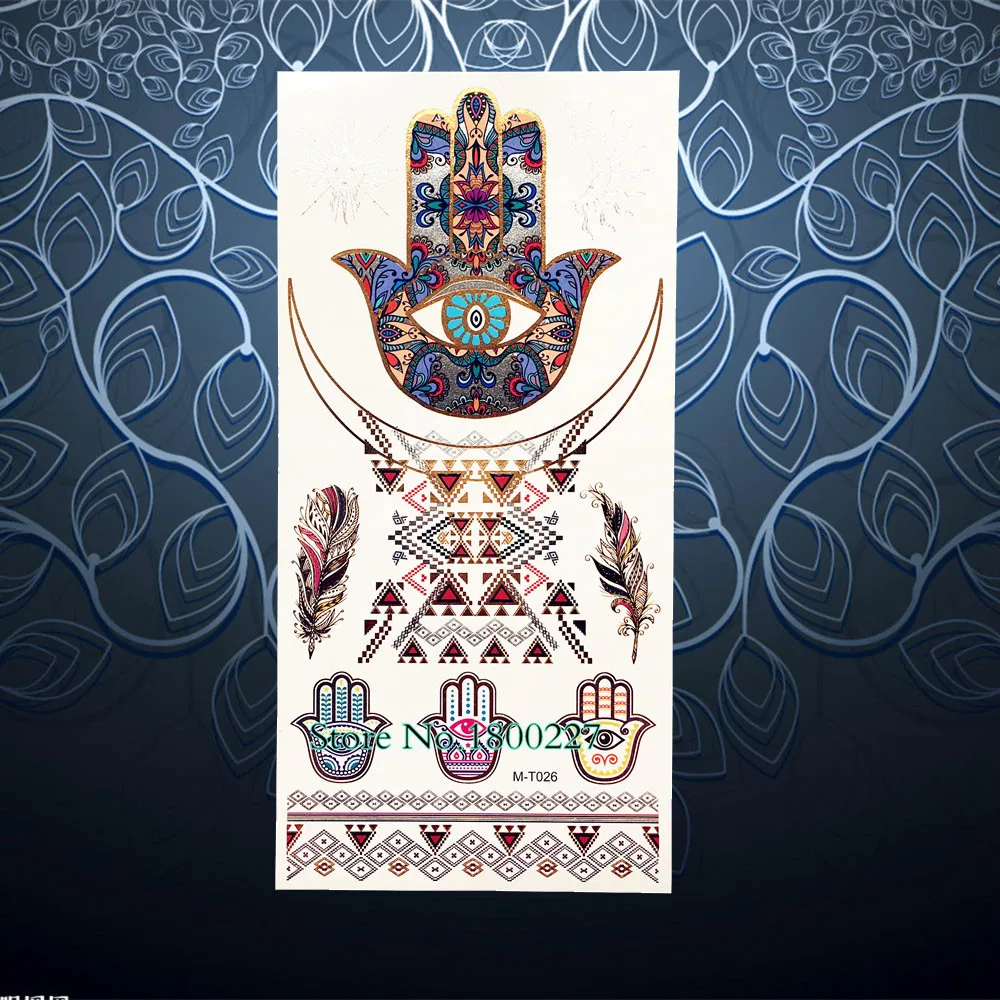 Драгоценный камень в Водонепроницаемый Временные татуировки Наклейки Для