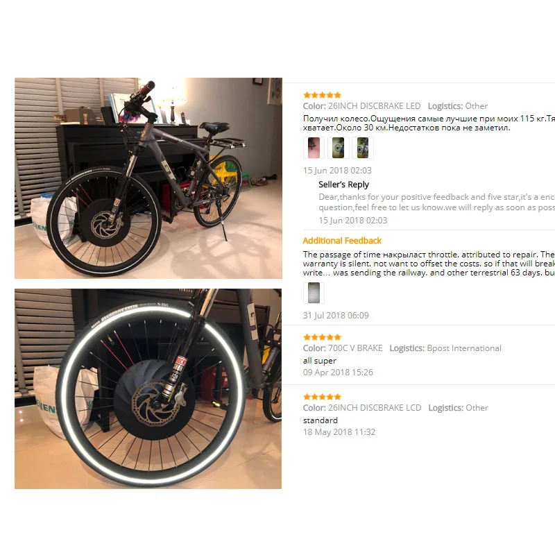 Комплект электровелосипеда Imortor Ebike 36 В 250 Вт для горных и шоссейных велосипедов