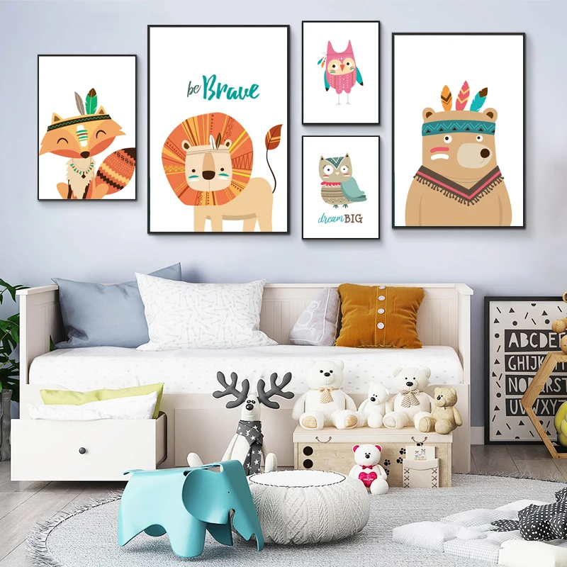 Фотообои с изображением детской холста мечты цитаты принты и постеры для комнаты