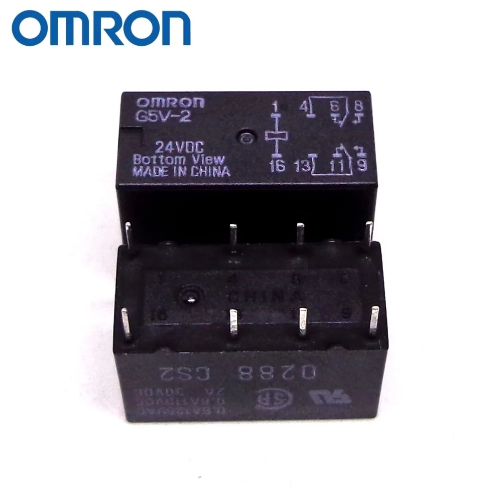 OMRON Реле 10 шт. G5V-2 5VDC 12VDC 24VDC 5 В, 12 В, 24 В постоянного тока, абсолютно и реле