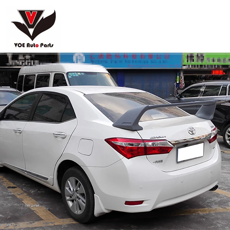 Неокрашенный задний спойлер VOE Corolla из АБС пластика в спортивном стиле для Toyota 2003