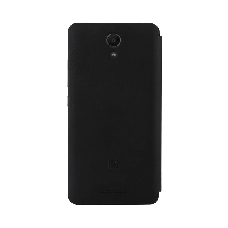 100% Оригинальный чехол для xiaomi redmi note 2 защитный откидной Чехол Матовый кожаный 5