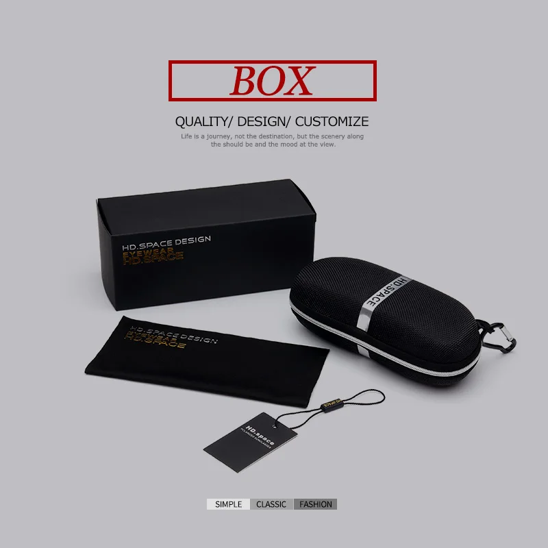 

HD.space Fashion Luxury Brand Polarized Men's Sunglasses UV400 Sunglasses Men Driver Protective Sun Glasses 2017