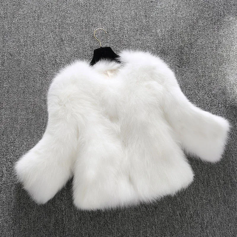 White XIKOI женское меховое пальто Роскошные пальто с длинным рукавом зимнее пальто Женская Толстая теплая куртка Женские трендовые продукты верхняя одежда женские топы - Цвет: White
