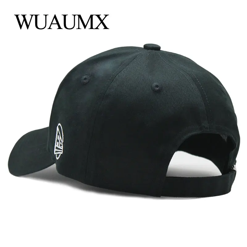Wuaumx фирменные мужские бейсболки новые для женщин с Вышивкой Букв из чистого