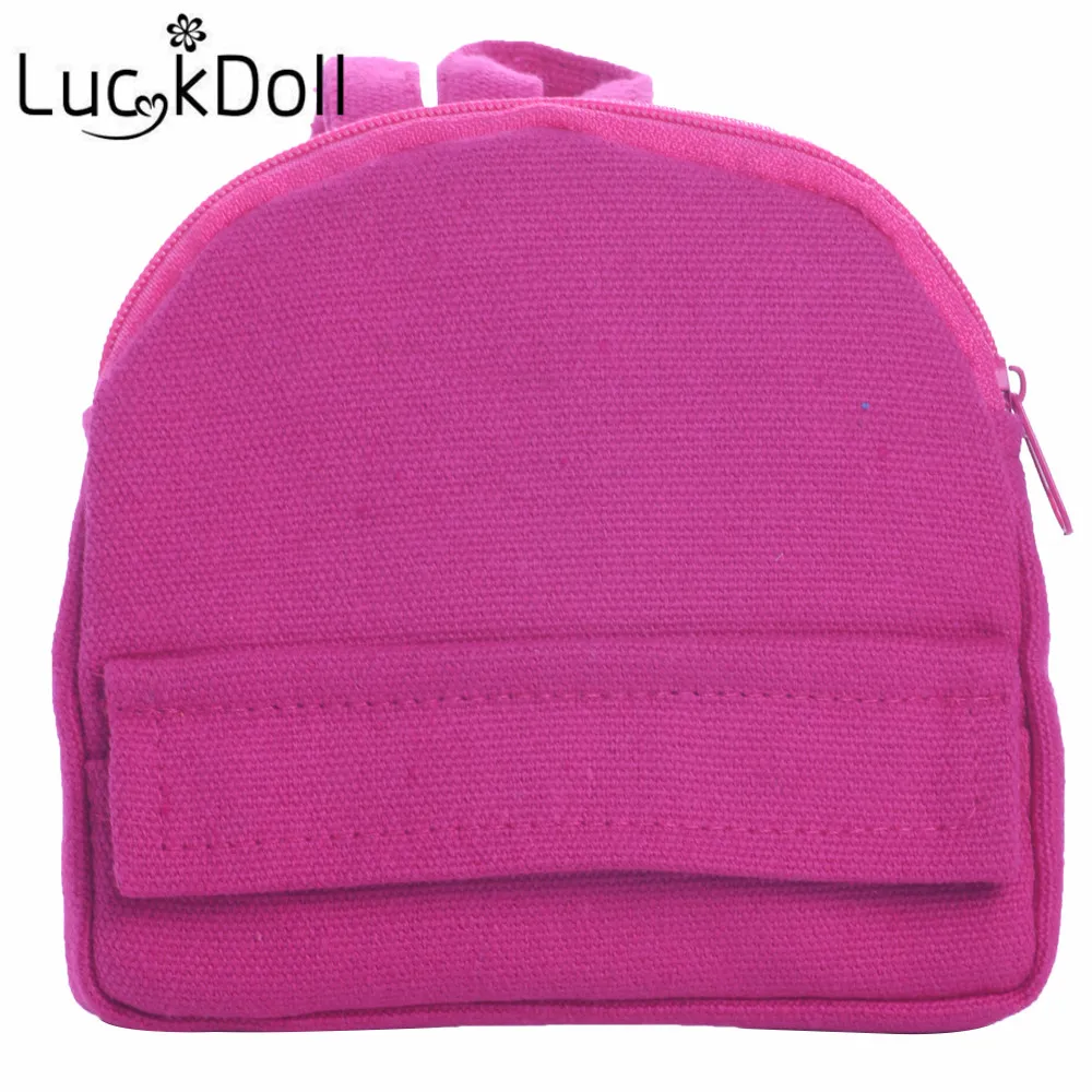 Рюкзак LUCKDOLL однотонный подходит для кукол 18 дюймов 43 см | Игрушки и хобби