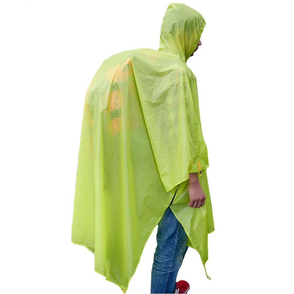 LUCKSTONE Открытый водонепроницаемый пончо Отдых Туризм Плащ дождевик 3 в 1