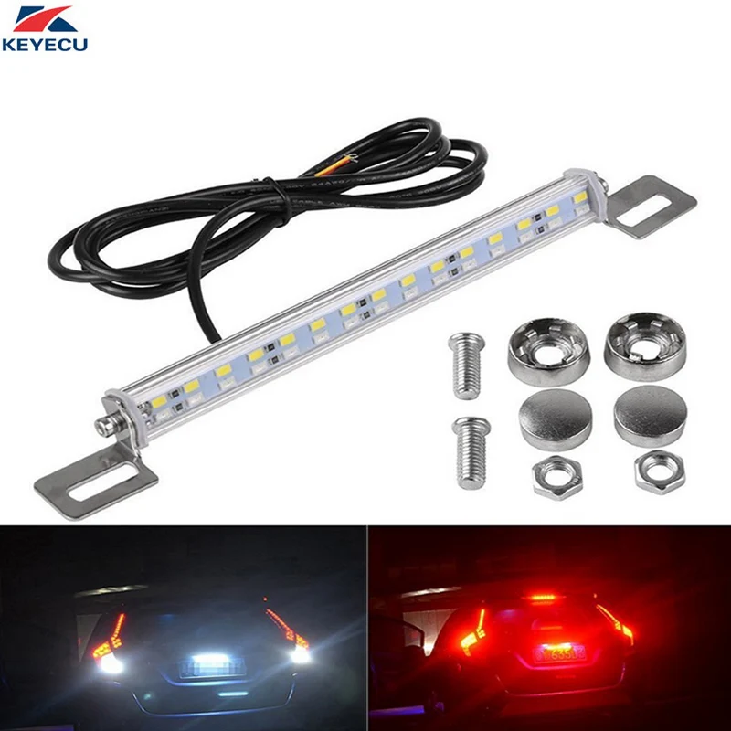 KEYECU 12В 5630 30SMD супер яркий белый красный двойной цвет переключение LED безопасности