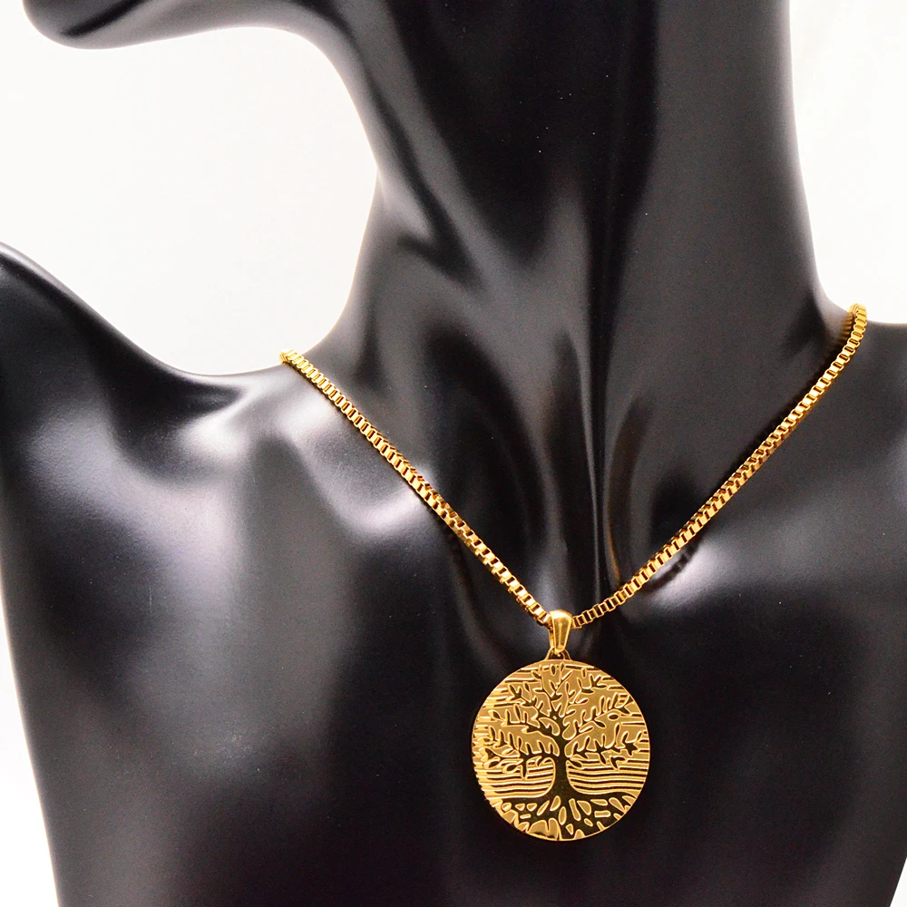 Ближний Восток Древо Лифт кулон Цепочки и ожерелья Для женщин/унисекс