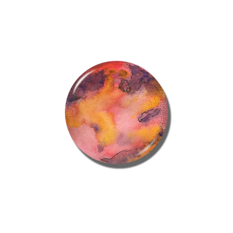 Lychee Planet серии магнит на холодильник круглой формы магниты на холодильник дорожные сувениры украшения для кухни