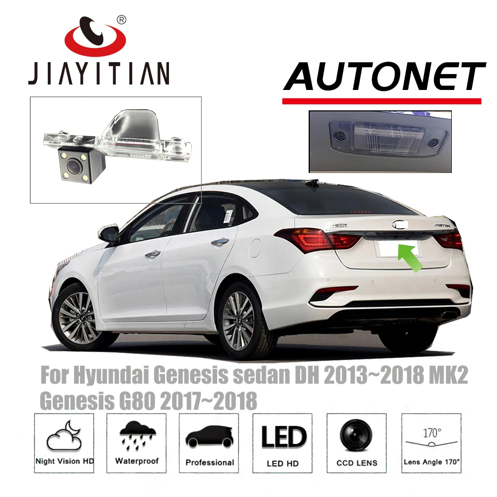Задняя камера JIAYITIAN для Hyundai Genesis Sedan mk2 DH 2015 ~ 2018 G80 CCD ночного видения резервная