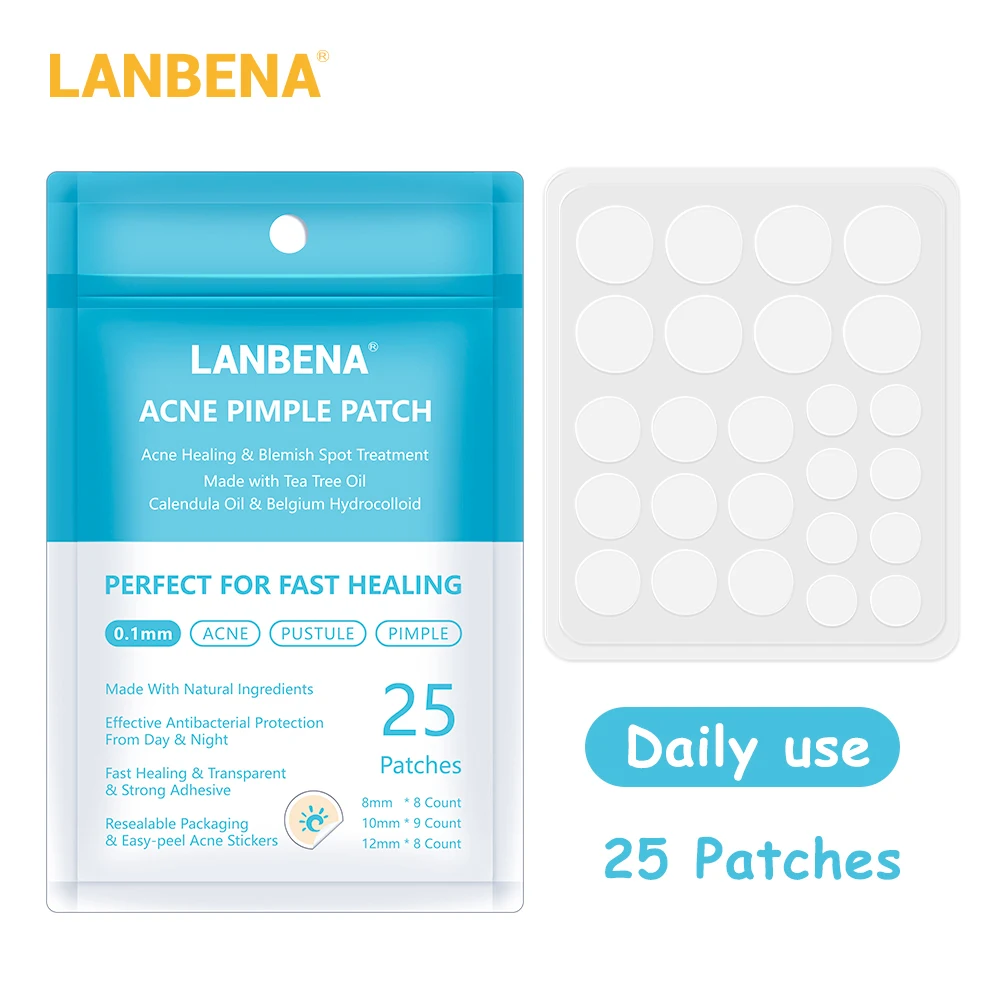 Lanbena акне прыщи патч 28 шт невидимые наклейки лечение прыщей мастер средство для