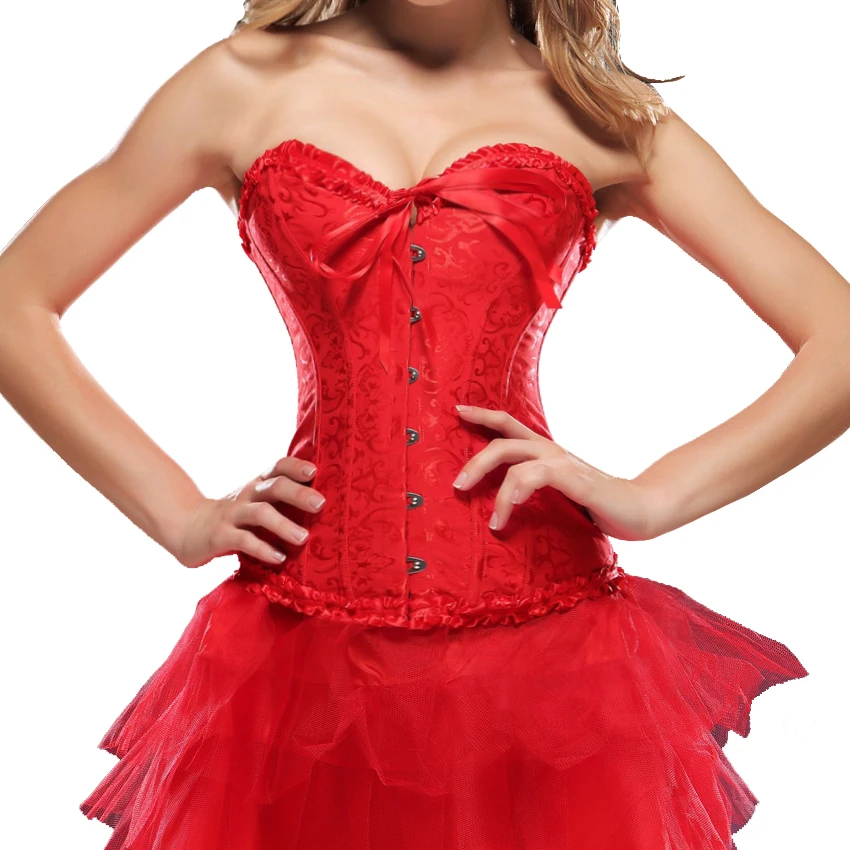 Женское черное платье корсет со стальными косточками костюмы на Хэллоуин для