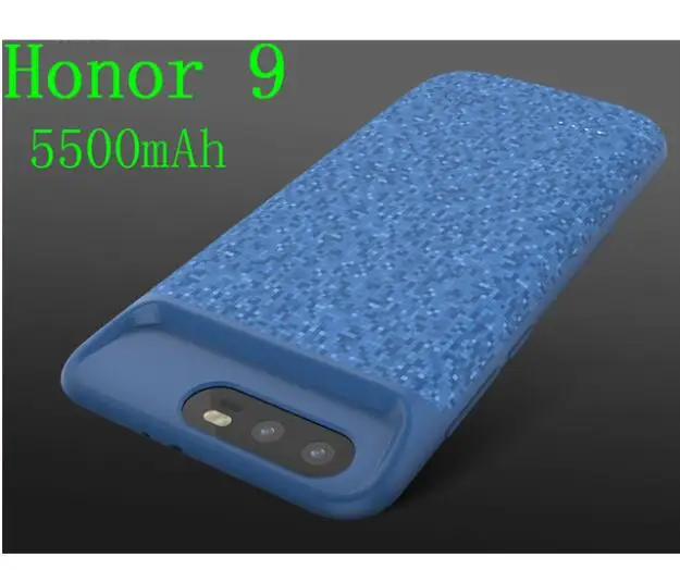Egeedigi внешний аккумулятор Зарядка задняя крышка для huawei Nova3e Honor 8X8 9 10 10 P20 lite противоударный чехол для зарядного устройства - Цвет: Honor 9 Blue