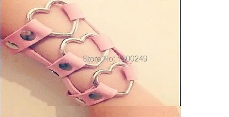 Харадзюку Новый ручной работы искусственная кожа рок панк готик гвоздики Шарм