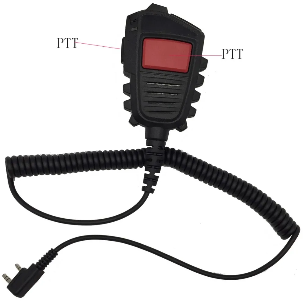 2 PTT Динамик для Микрофон для Kenwood Baofeng PUXING WOUXUN Радио Walkie Talkie